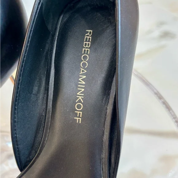 Rebecca Minkoff Black and Gold Heels - Picture 2 of 9